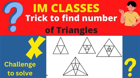 Best Trick For Counting Figures Reasoning Counting Triangle