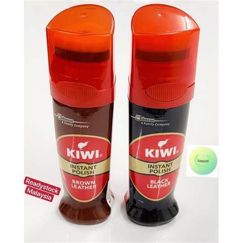 Kiwi Shine Instant Shoe Polish Protect Black Black Brown Neutral