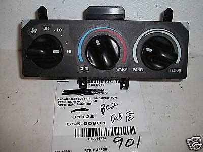 Ford Expedition Navigator Rear Ac Heater Control Ebay