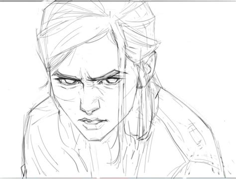 The Last Of Us Part 2 Ellie Meybis Ruiz Art Sketches Art