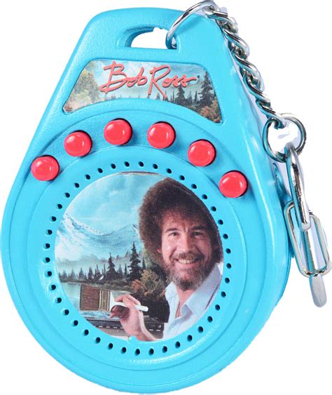 World's Coolest Bob Ross Talking Keychain. - Toy Sense