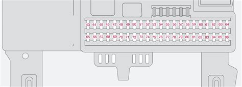 Esquema Caja De Fusibles Volvo S40 Mk2 Segunda Generación 2007 Caja De Fusibles Para Coches