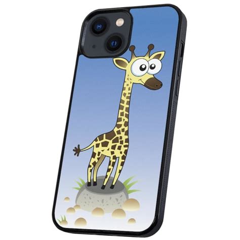 iPhone 13 Skal Mobilskal Tecknad Giraff multifärg Multicolor 45