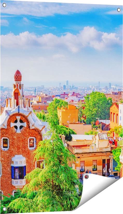 Gards Tuinposter Park G Ell In Barcelona Kleurrijk 60x90 Cm