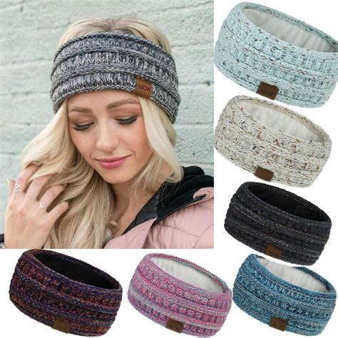 Buy Women Fashion Keep Warm Knitting Headband Handmade Sport Hairband