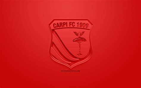 Carpi Fc Logo Creativo D Rojo Emblema D Club De F Tbol