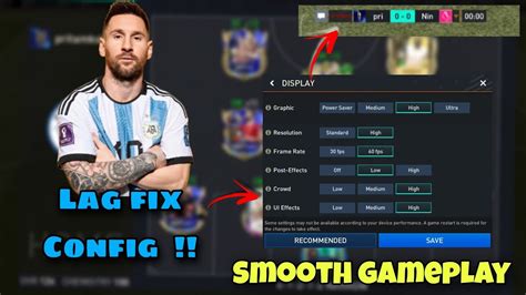 Fifa Mobile 23 Config Lag Fix 60 Fps Unlock Ultra Graphics