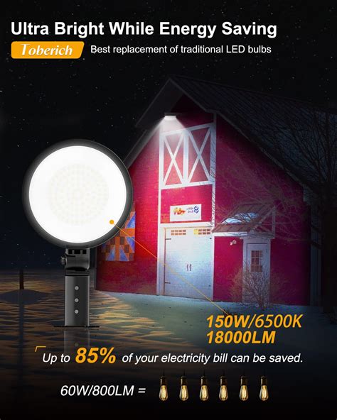 Snapklik Toberich Led Barn Light Packs W Lm Yard Area