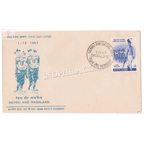 India 1967 4th Anniversary As An Indian State Nagaland Fdc Largest Online Dealer And Portal For