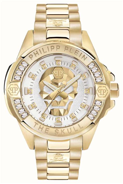 Philipp Plein The Kull Genderless High Conic Silver Dial Gold Pvd