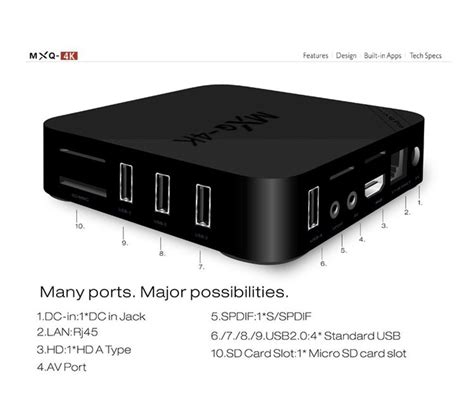 TV Box MXQ 4K Android 4 4 Quad Core RK3229 1G 8G Kodi 15 2 Fully Loaded