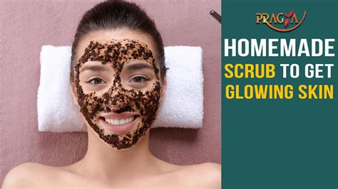 How To Make Homemade Scrub To Get Glowing Skin Youtube