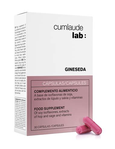 Comprar Cumlaude Gineseda 30 cápsulas Farmacia Angulo