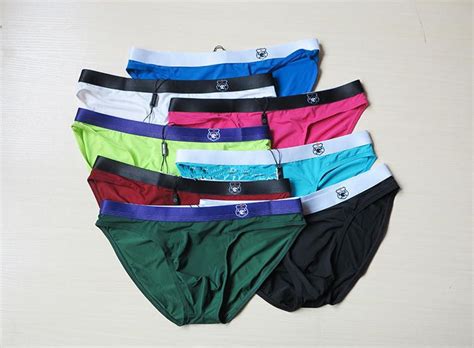 Acquista Brave Person Mini Slip Homme Intimo Gay Sexy Slip Sottile In Nylon Da Uomo In Seta Slip