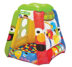 Hot Summer Toys: Indoor Fun with Sesame Street ABC Playland Inflatable ...