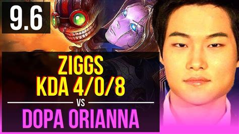 Ziggs Vs Dopa Orianna Mid Kda Games Korea Master V