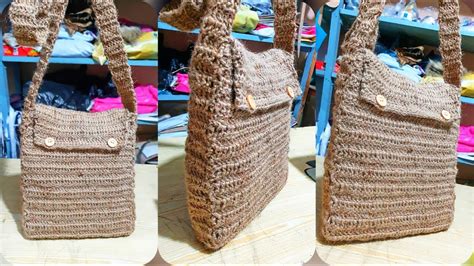 Bolso Morral A Crochet Confección Tutorial Youtube