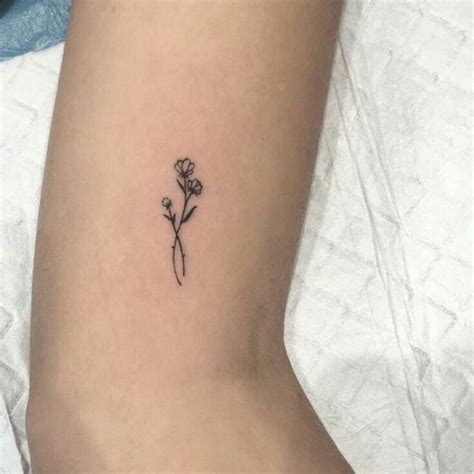 50 Small Delicate Floral Tattoo Information Ideas Brighter Craft