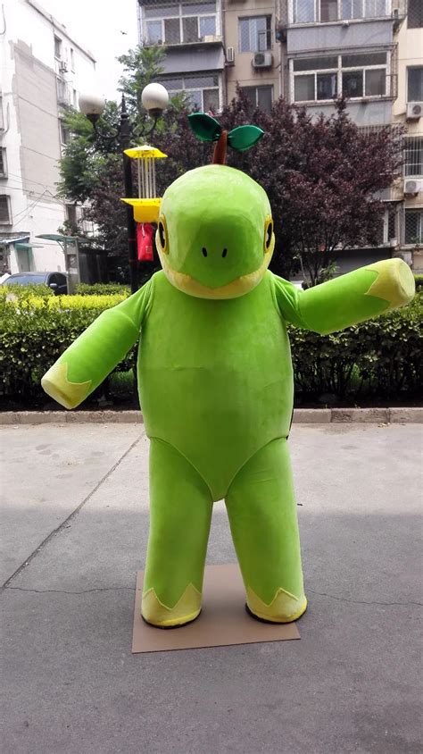 Turtwig Mascot Costume Custom Fancy Costume Anime Cosplay Kits Mascotte Fancy Dress Carnival