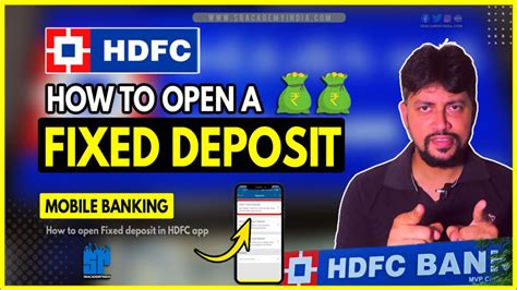 Hdfc How To Open Fixed Deposit In Hdfc App Sr Academy India