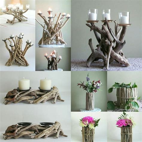 Driftingconcepts Shared A New Photo On Etsy Driftwood Candle Holders