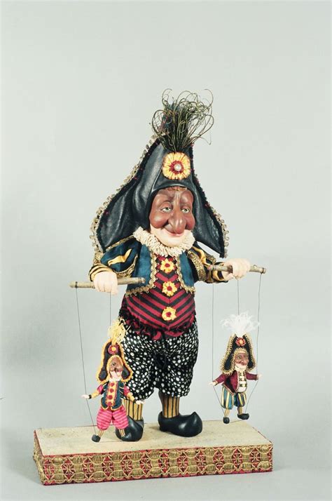 Punchinello Puppeteer -14" | Art dolls, Puppets, Samurai gear