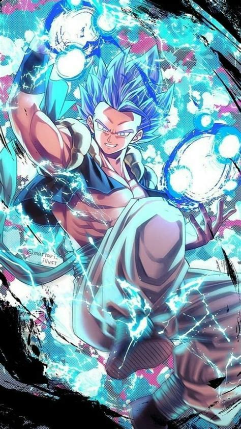 Gogeta Blue Anime Dragon Ball Fusion Goku Vegeta Hd Phone