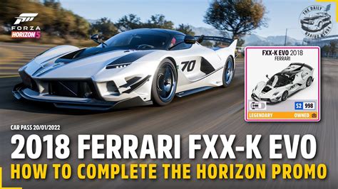 2018 Ferrari FXX K Evo How To Complete The HORIZON PROMO PHOTO