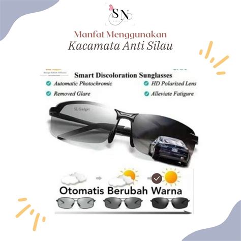 Jual Keluaran Terbaru Kacamata Anti Silau Photocromic Polarized