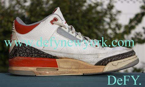 Nike Air Jordan Iii Original 1988 Fire Red Detailed Pictures Inside