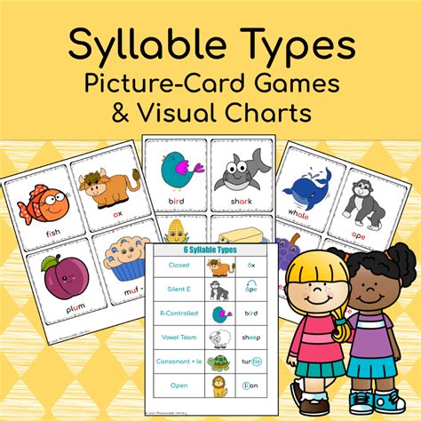 Free Printable Syllable Games