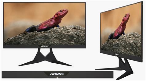 Free 3D Model Gigabyte Aorus Gaming Monitor 24 - TurboSquid 2017363