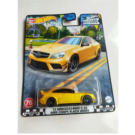 Jual Hot Wheels Boulevard 12 Mercedes Benz C 63 AMG Coupe Black Series Shopee Indonesia