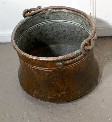 Antiques Atlas 19th Century Beaten Copper Cooking Pot Cauldron