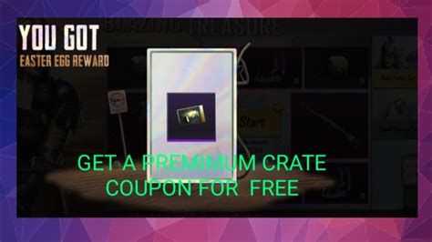 How To Get Pubg Mobile Premium Crate Coupon For Free How To Get Free