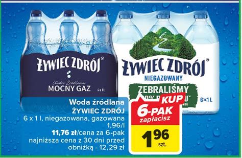 Woda Lekko Gazowana Ywiec Zdr J Cena Promocje Opinie Sklep