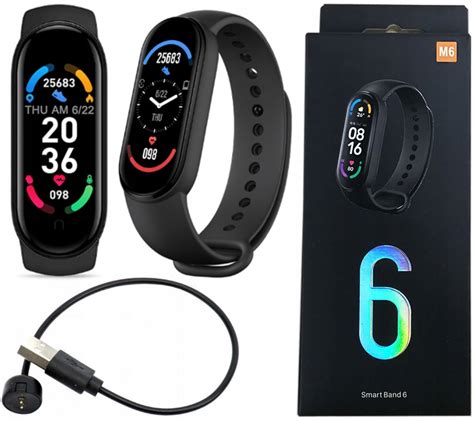 M6 Smart Watch Fitness Health Tracker - 7starcommunication