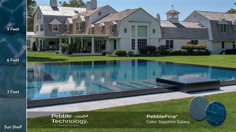 Sapphire Galaxy PebbleFina Pool Finishes