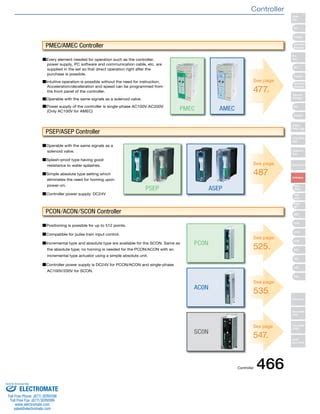 Iai Controller Overview Specsheet Pdf