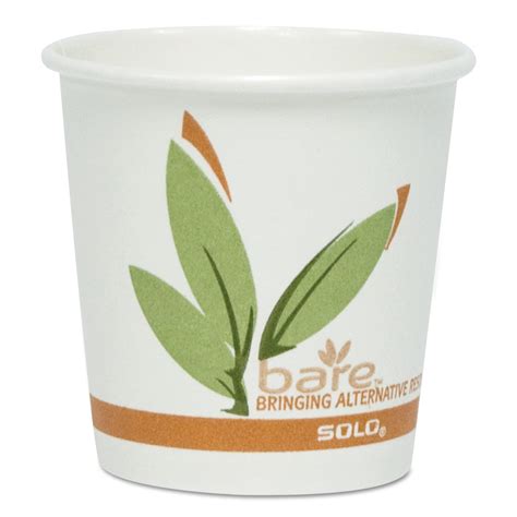 Dart Bare By Solo Eco Forward Recycled Content PCF Paper Hot Cups Oz Carton Walmart