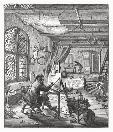 The painter in his workshop painted by Adriaen van Ostade 이미지