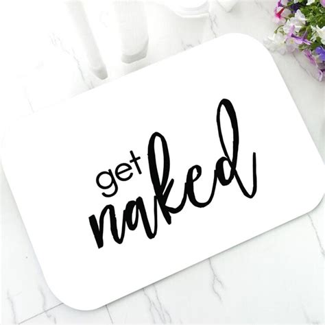 Anti Slip Get Naked Bathroom Rug Life Changing Products