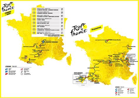 Les Parcours Des Tours De France Masculin Et Féminin 2023 Dévoilés