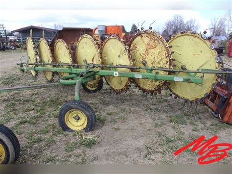 John Deere Eo567 Wheel Rake 7 Wheels Musser Bros Inc