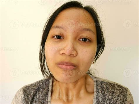 Asian Woman Finished Crying Tears Out 23291359 Stock Photo At Vecteezy