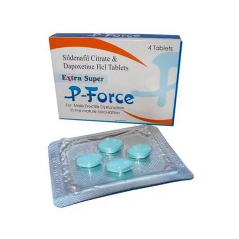 Super P Force Tablet At Rs 400 Stripe Sildenafil Citrate Tablets In