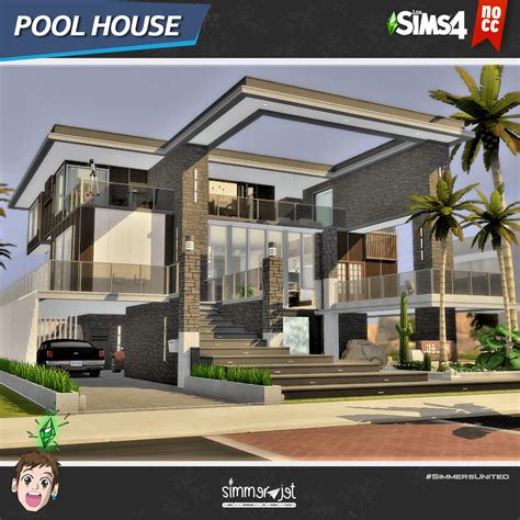 The Sims 4 Pool House No Cc Tool Mod Rthesims4mods