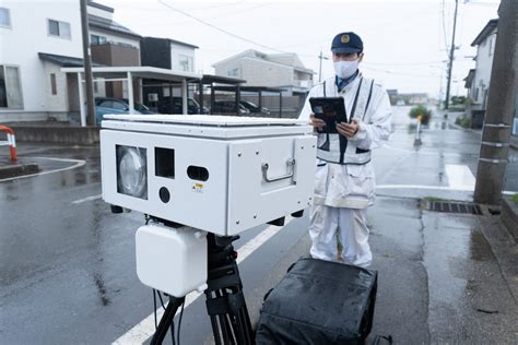 上越警察署管内で「可搬式オービス」使った速度取り締まり 狭い通学路や生活道路に設置可能 上越タウンジャーナル