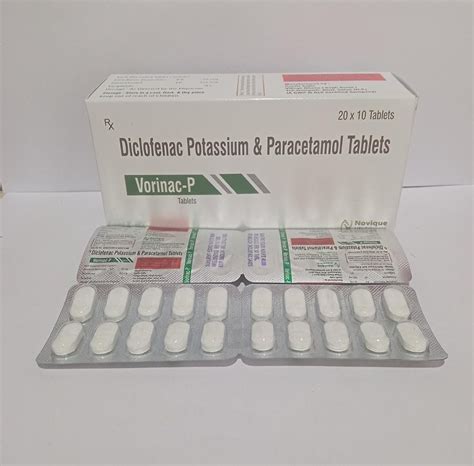 Allopathic Diclofenac Potassium 50 Mg Paracetamol 325 Mg At Rs 760 Box In Panchkula