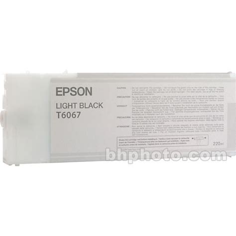 Epson UltraChrome K3 Light Black Ink Cartridge 220 Ml T606700